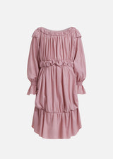 Girls ピンク コットン ワンピース オーワユリカ Owa Yurika Chloe