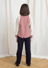 Girls ピンク ウール ジャケット オーワユリカ Owa Yurika Cara