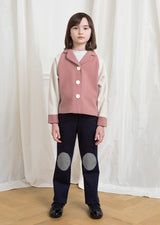 Girls ピンク ウール ジャケット オーワユリカ Owa Yurika Cara