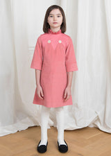 Girls ピンク コーデュロイ ワンピース オーワユリカ Owa Yurika Lily