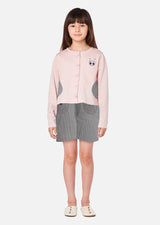 Children navy stripe denim short Kids Trousers Owa Yurika Japanese Luxury Brand